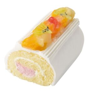 ミニロールケーキ フルーツ（上新粉・マリンコラーゲン入り）1個